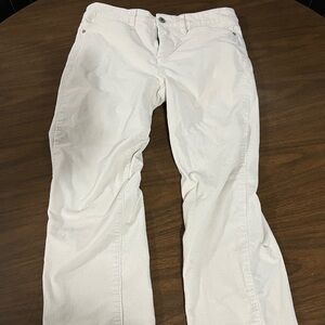 Talbots Simply Flattering White Pants corduroy